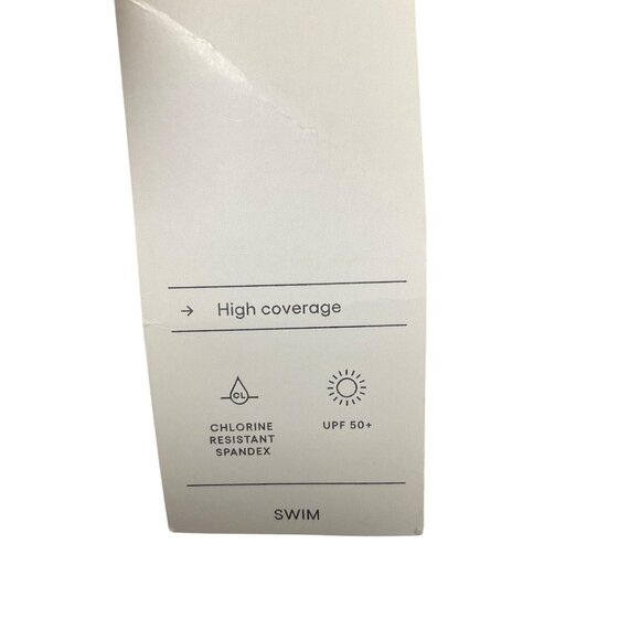 Womens Long-Sleeve Leopard Print Crew Neck Rash Guard Swim Top With UPF 50+ & Ch - Picture 6 of 6